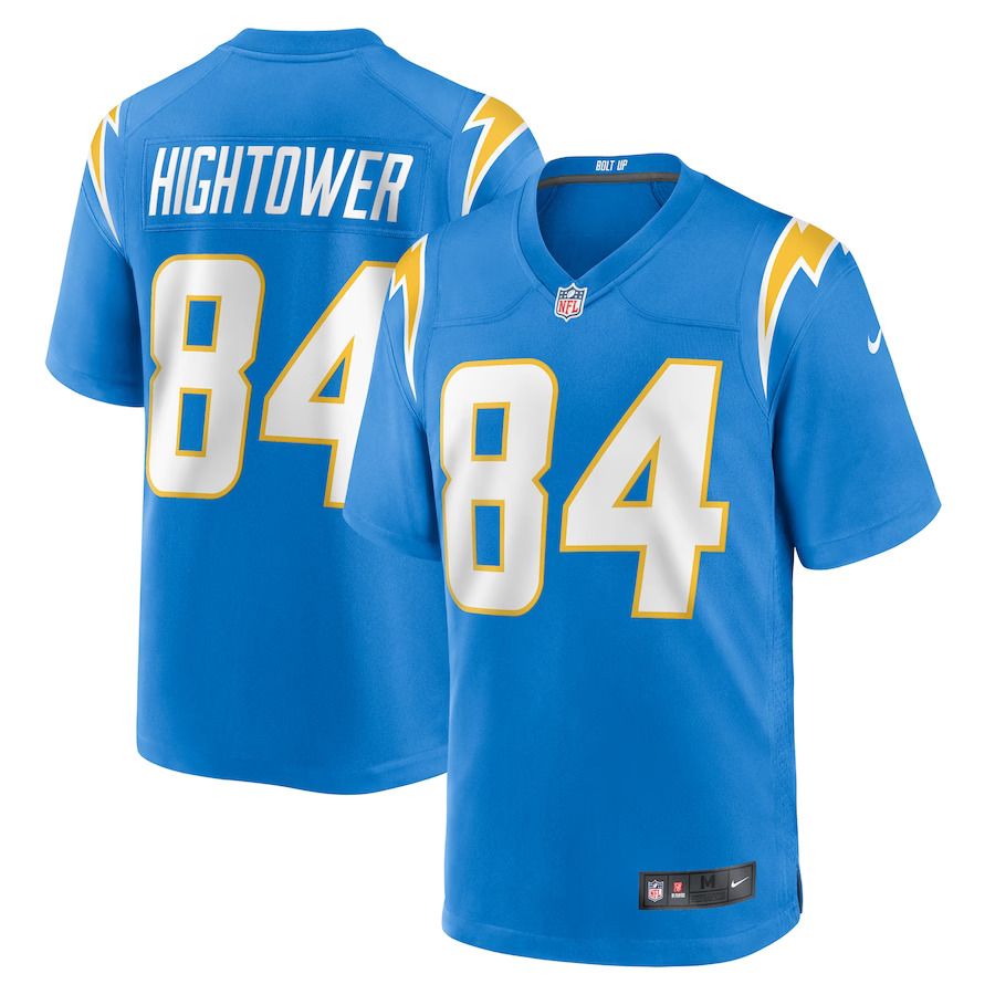 Men Los Angeles Chargers #84 John Hightower Nike Powder Blue Home Game Player NFL Jersey